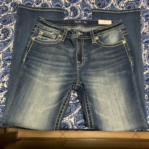 NWT MissMe Mid-Rise Bootcut Jeans Size 14
